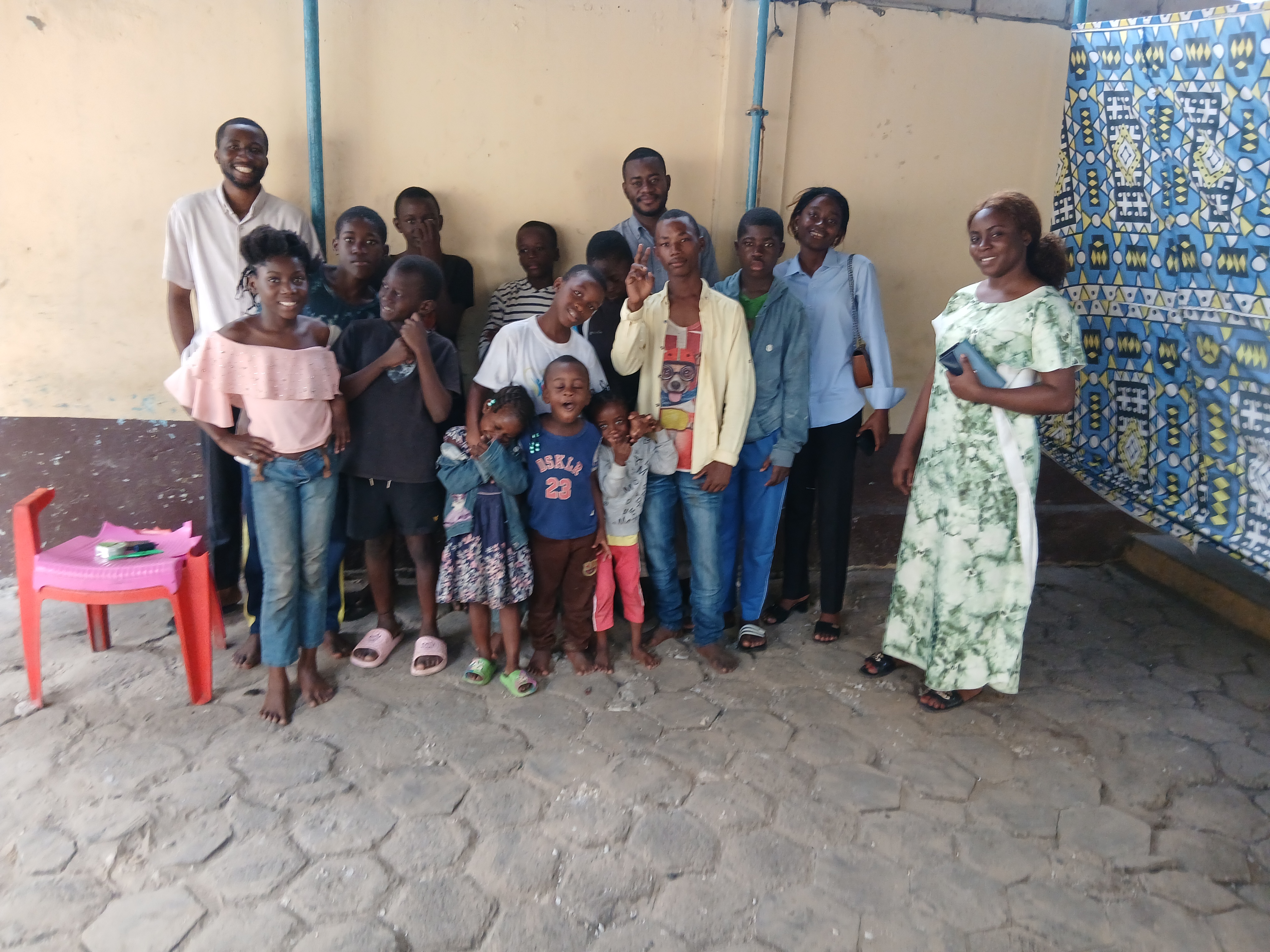 Photo de groupe de l'association